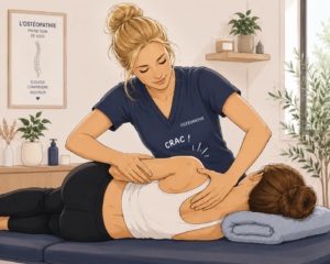 ostéopathie et craquement